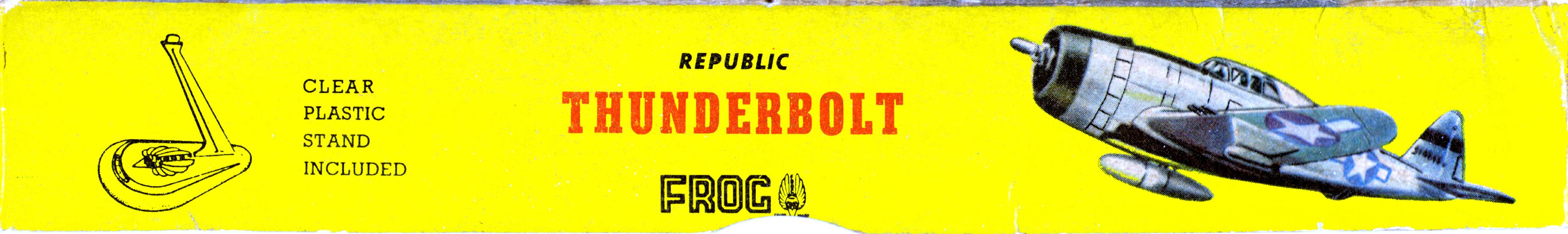 Коробка FROG 390P Republic Thunderbolt, IMA, 1959